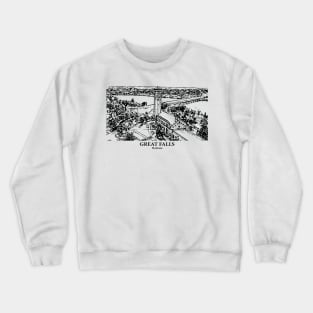 Great Falls - Montana Crewneck Sweatshirt